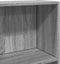 vidaXL - Boekenkast - 80x30x114 - cm - bewerkt - hout - grijs - sonoma - eikenkleurig