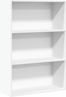vidaXL - Boekenkast - 80x30x114 - cm - bewerkt - hout - wit
