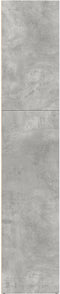 vidaXL - Boekenkast - 80x30x152 - cm - bewerkt - hout - betongrijs