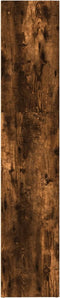 vidaXL - Boekenkast - 80x30x152 - cm - bewerkt - hout - gerookt - eikenkleurig