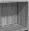 vidaXL - Boekenkast - 80x30x152 - cm - bewerkt - hout - grijs - sonoma - eikenkleurig