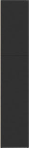 vidaXL - Boekenkast - 80x30x152 - cm - bewerkt - hout - zwart