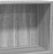 vidaXL - Boekenkast - 80x30x77 - cm - bewerkt - hout - grijs - sonoma - eikenkleurig