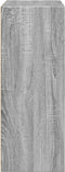 vidaXL - Boekenkast - 80x30x77 - cm - bewerkt - hout - grijs - sonoma - eikenkleurig