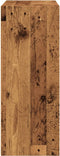 vidaXL - Boekenkast - 80x30x77 - cm - bewerkt - hout - oud - houtkleurig