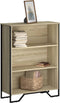vidaXL - Boekenkast - 80x31x106 - cm - bewerkt - hout - sonoma - eikenkleurig