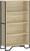 vidaXL - Boekenkast - 80x31x137,5 - cm - bewerkt - hout - sonoma - eikenkleurig
