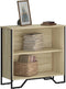 vidaXL - Boekenkast - 80x31x74,5 - cm - bewerkt - hout - sonoma - eikenkleurig