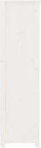 vidaXL - Boekenkast - 80x35x126 - cm - massief - grenenhout - wit