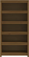 vidaXL - Boekenkast - 80x35x154 - cm - massief - grenenhout - honingbruin