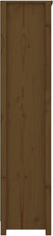 vidaXL - Boekenkast - 80x35x154 - cm - massief - grenenhout - honingbruin