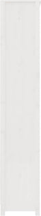 vidaXL - Boekenkast - 80x35x183 - cm - massief - grenenhout - wit
