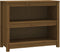 vidaXL - Boekenkast - 80x35x68 - cm - massief - grenenhout - honingbruin
