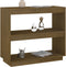 vidaXL - Boekenkast - 80x35x71 - cm - massief - grenenhout - honingbruin