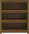vidaXL - Boekenkast - 80x35x97 - cm - massief - grenenhout - honingbruin