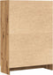 vidaXL - Boekenkast - 82,5x30,5x115 - cm - bewerkt - hout - artisanaal - eikenkleur