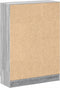 vidaXL - Boekenkast - 82,5x30,5x115 - cm - bewerkt - hout - grijs - sonoma - eiken