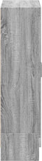 vidaXL - Boekenkast - 82,5x30,5x115 - cm - bewerkt - hout - grijs - sonoma - eiken
