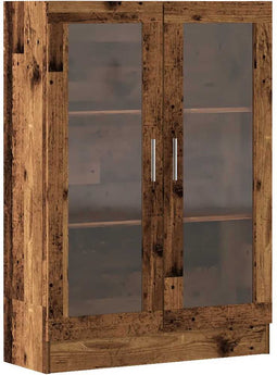 vidaXL - Boekenkast - 82,5x30,5x115 - cm - bewerkt - hout - oud - houtkleurig