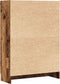 vidaXL - Boekenkast - 82,5x30,5x115 - cm - bewerkt - hout - oud - houtkleurig