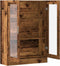 vidaXL - Boekenkast - 82,5x30,5x115 - cm - bewerkt - hout - oud - houtkleurig