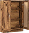 vidaXL - Boekenkast - 82,5x30,5x115 - cm - bewerkt - hout - oud - houtkleurig