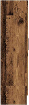 vidaXL - Boekenkast - 82,5x30,5x115 - cm - bewerkt - hout - oud - houtkleurig