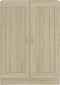 vidaXL - Boekenkast - 82,5x30,5x115 - cm - bewerlt - hout - sonoma - eikenkleurig