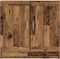 vidaXL - Boekenkast - 82,5x30,5x80 - cm - bewerkt - hout - oud - houtkleurig