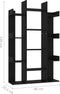 vidaXL - Boekenkast - 86x25,5x140 - cm - bewerkt - hout - zwart