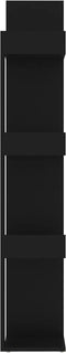 vidaXL - Boekenkast - 86x25,5x140 - cm - bewerkt - hout - zwart