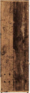 vidaXL - Boekenkast - 90x28x90 - cm - bewerkt - hout - oud - houtkleurig