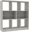 vidaXL - Boekenkast - 97,5x29,5x100 - cm - bewerkt - hout - betongrijs