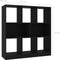 vidaXL - Boekenkast - 97,5x29,5x100 - cm - bewerkt - hout - zwart