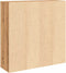 vidaXL - Boekenkast - 98x29x97,5 - cm - bewerkt - hout - artisanaal - eikenkleur