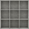 vidaXL - Boekenkast - 98x29x97,5 - cm - bewerkt - hout - betongrijs