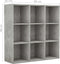 vidaXL - Boekenkast - 98x29x97,5 - cm - bewerkt - hout - betongrijs