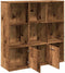 vidaXL - Boekenkast - 98x29x97,5 - cm - bewerkt - hout - oud - houtkleurig