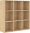 vidaXL - Boekenkast - 98x29x97,5 - cm - bewerkt - hout - sonoma - eikenkleurig