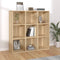 vidaXL - Boekenkast - 98x29x97,5 - cm - bewerkt - hout - sonoma - eikenkleurig
