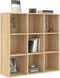 vidaXL - Boekenkast - 98x29x97,5 - cm - bewerkt - hout - sonoma - eikenkleurig