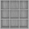 vidaXL - Boekenkast - 98x29x97,5 - cm - grijs - sonoma - eikenkleurig