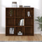 vidaXL - Boekenkast - 98x30x98 - cm - bruin - eikenkleur