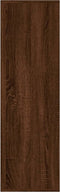 vidaXL - Boekenkast - 98x30x98 - cm - bruin - eikenkleur