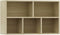 vidaXL - Boekenkast/dressoir - 50x25x80 - cm - bewerkt - hout - sonoma - eikenkleur
