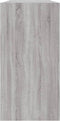 vidaXL - Boekenkast/dressoir - 50x25x80 - cm - bewerkt - hout - sonoma - grijs