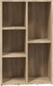 vidaXL - Boekenkast/dressoir - 50x25x80 - cm - bewerkt - hout - sonoma - eikenkleur