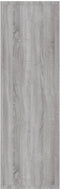 vidaXL - Boekenkast/dressoir - 50x25x80 - cm - bewerkt - hout - sonoma - grijs