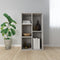 vidaXL - Boekenkast/dressoir - 50x25x80 - cm - bewerkt - hout - betongrijs