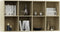 vidaXL - Boekenkast/dressoir - 66x30x130 - cm - bewerkt - hout - sonoma - eikenkleur
